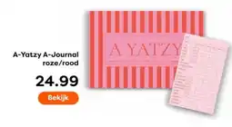 The Read Shop A-Yatzy A-Journal roze/rood aanbieding