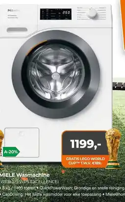 EP Beerepoot Miele wasmachine (WEB 375 WPS EXCELLENCE) aanbieding