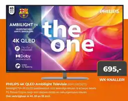 EP Beerepoot Philips 4k QLED Ambilight Televesie 65PUS9050/12 aanbieding