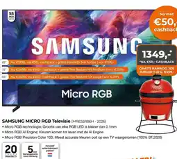 EP Beerepoot Samsung micro RGB Televisie (MRE55R86H - 2026) aanbieding