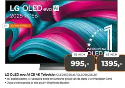 EP Beerepoot LG OLED evo Al C5 4K Televisie OLED55C56LB/OLED65C56LB aanbieding