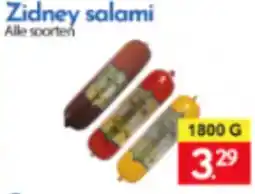 Tanger Markt Zidney salami aanbieding