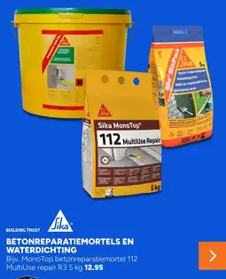 BOUWMAAT MonoTop betonreparatiemortel 112 MultiUse repair R3 aanbieding