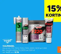 BOUWMAAT VULMIDDEL aanbieding