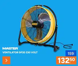 BOUWMAAT Master Ventilator DF20 aanbieding