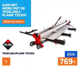 BOUWMAAT Rubi Tegelsnijplank TZ1300 aanbieding