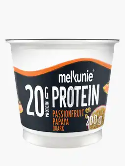Flink Melkunie Protein kwark passionfruit papaya aanbieding