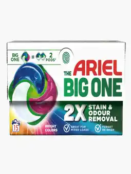 Flink Ariel Pods color the big one wascapsules 15st aanbieding