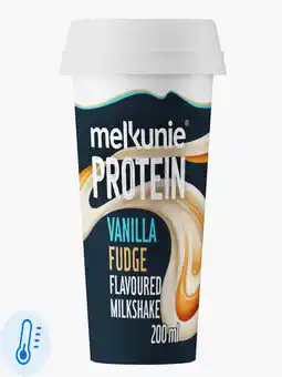 Flink Melkunie Protein milkshake vanilla fudge aanbieding