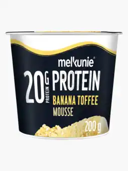 Flink Melkunie Protein Banaan Toffee mousse aanbieding