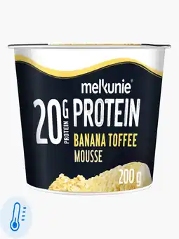Flink Melkunie Protein Banaan Toffee mousse aanbieding