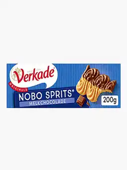 Flink Verkade Nobo sprits melkchocolade aanbieding