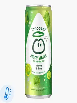 Flink Innocent Juicy water with bubbels lemon & lime aanbieding