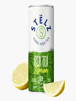 Flink Stëlz Hard Iced Tea Lemon aanbieding
