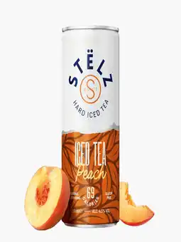 Flink Stëlz Hard Iced Tea Peach aanbieding