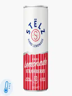 Flink Stëlz Hard Lemonade Strawberry aanbieding