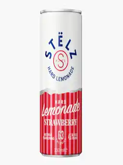 Flink Stëlz Hard Lemonade Strawberry aanbieding