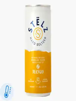 Flink Stëlz Hard Seltzer Mango aanbieding