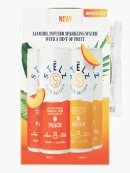 Flink Stëlz Hard Seltzer Tropical 4-pack aanbieding