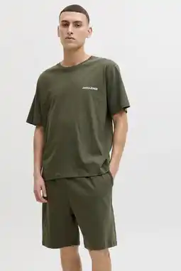 Wehkamp JACK & JONES shortama JACEVEREST olijfgroen aanbieding