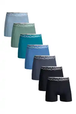 Wehkamp Muchachomalo boxershort Solid (set van 7) aanbieding