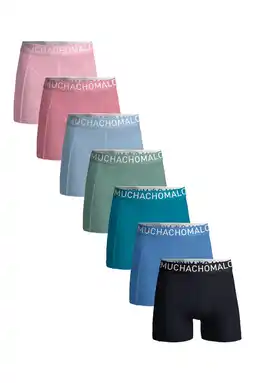 Wehkamp Muchachomalo boxershort Solid (set van 7) aanbieding