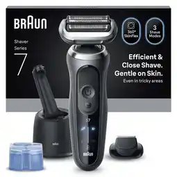 Wehkamp Braun Series 7 elektrisch scheerapparaat - SmartCare Center - +1 Opzetstuk - type 72-G7200CC aanbieding