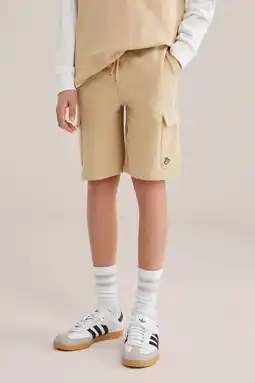 Wehkamp WE Fashion sweatshort zand aanbieding