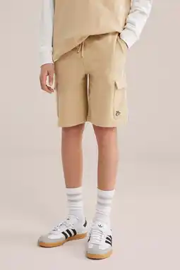 Wehkamp WE Fashion sweatshort zand aanbieding