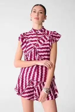 Wehkamp Shoeby top met print - roze aanbieding