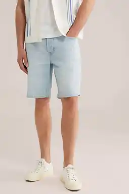 Wehkamp WE Fashion Blue Ridge denim regular short blauw aanbieding