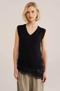 Wehkamp WE Fashion top zwart aanbieding