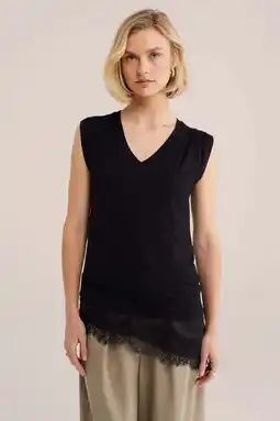 Wehkamp WE Fashion top zwart aanbieding