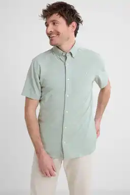 Wehkamp JACK & JONES PREMIUM slim casual overhemd groen aanbieding