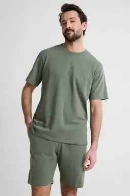 Wehkamp UR8011 shortama olijfgroen aanbieding
