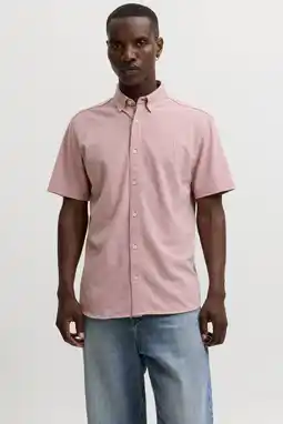 Wehkamp JACK & JONES PREMIUM slim casual overhemd roze aanbieding