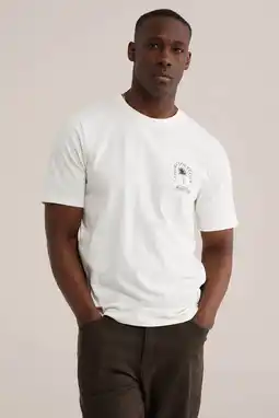 Wehkamp WE Fashion regular T-shirt wit aanbieding