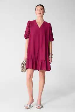 Wehkamp Shoeby korte zomerjurk - roze aanbieding