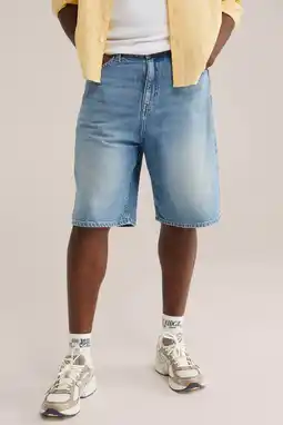 Wehkamp WE Fashion Blue Ridge loose denim short blauw aanbieding