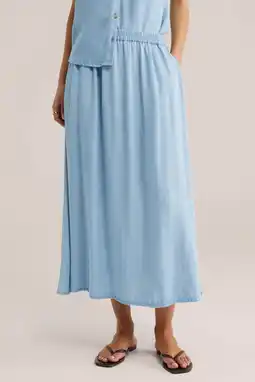 Wehkamp WE Fashion Blue Ridge A-lijn rok blauw aanbieding