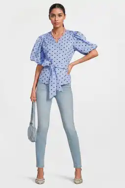 Wehkamp Anytime regular waist skinny jeans lichtblauw aanbieding