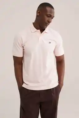 Wehkamp WE Fashion regular polo lichtroze aanbieding