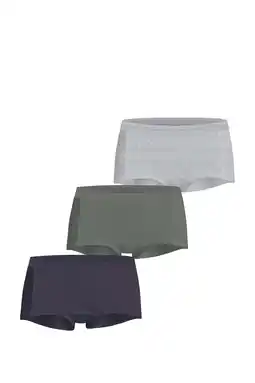 Wehkamp Björn Borg short (set van 3) grijs/groen/donkerblauw aanbieding