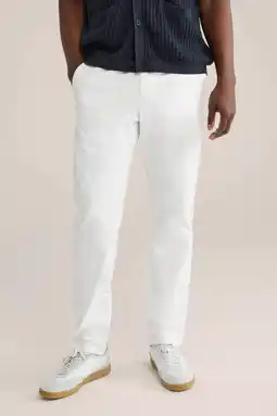 Wehkamp WE Fashion regular chino ecru aanbieding