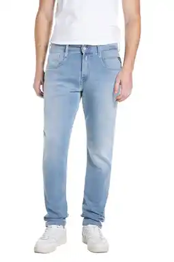 Wehkamp REPLAY ANBASS slim fit jeans light blue aanbieding