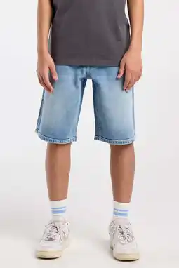 Wehkamp America Today denim short medium blue denim aanbieding
