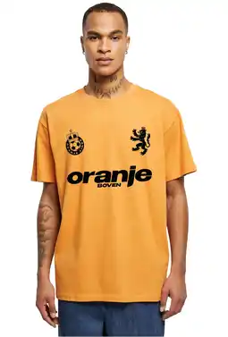 Wehkamp Mister Tee oversized T-shirt met backprint oranje aanbieding