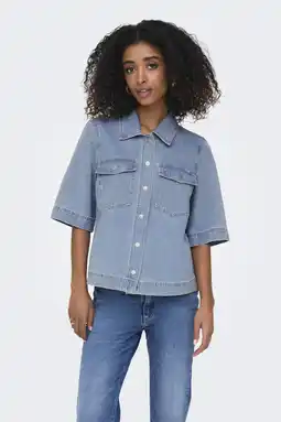 Wehkamp ONLY denim blouse aanbieding