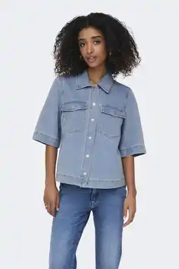 Wehkamp ONLY denim blouse aanbieding