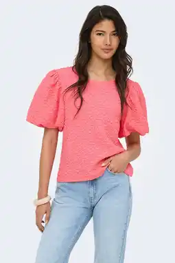 Wehkamp ONLY top broderie roze aanbieding
